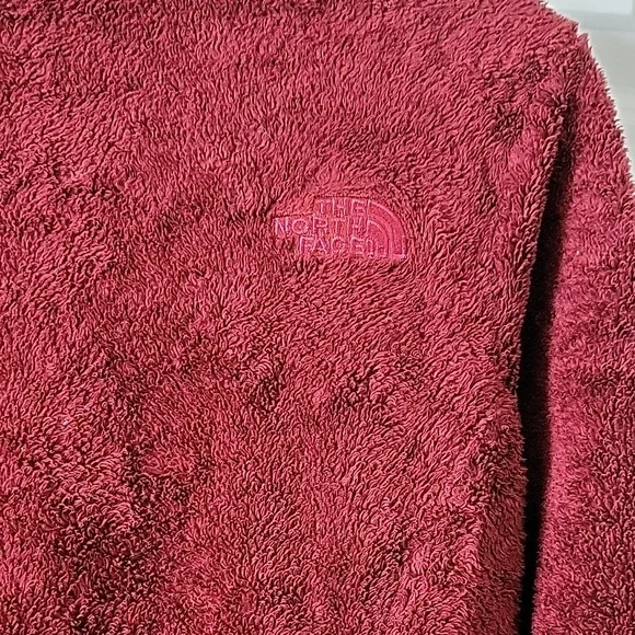 The North Face Osito Fleece Jacket Burgundy Red Women's Size Small - Picture 5 of 12